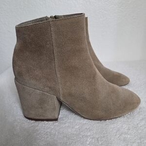 Chocolat Blu 'Jude' Suede Ankle Boots Women's Size 7.5